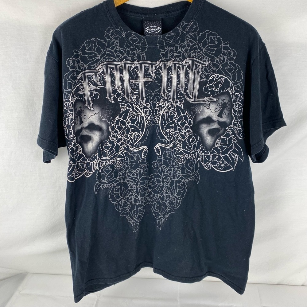 FMF Racing Skull Graphic T-Shirt Black Moto Streetwear